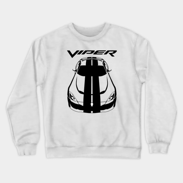 SRT Viper - Black lines Crewneck Sweatshirt by V8social